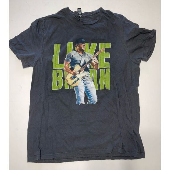 Luke Bryan T Shirt Raised Up Right 2022 Concert Tour MENS MEDIUM/WOMENS LARGE - Picture 1 of 3
